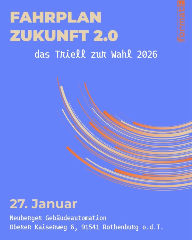 Fahrplan Zukunft 2.0 – Das Triell zur Wahl 2026 von formatF