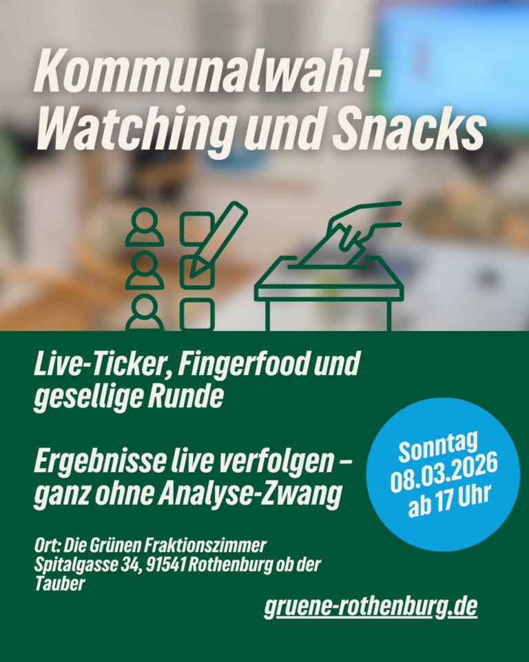 Kommunalwahl-Watching & Snacks am Wähltfrauentag, 8. März 2026