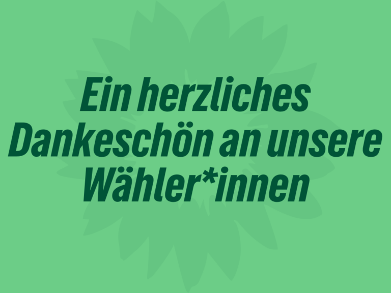 🟢 Stadtratswahl 2026: Ein herzliches Dankeschön an unsere Wähler*innen