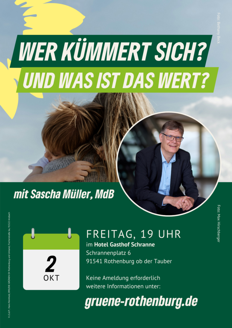 Vortragsreihe mit Sascha Müller MdB